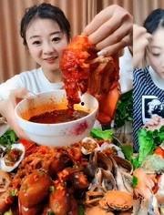 小瓜妹吃八爪鱼的视频,味蕾冒险之旅！